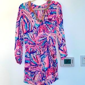 Lily Pulitzer silk romper